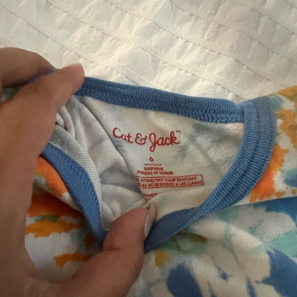 Summer shirts pj set cat and Jack size 6 - Picture 2 of 2
